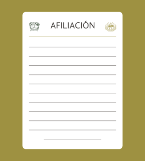 Formato de Afiliación